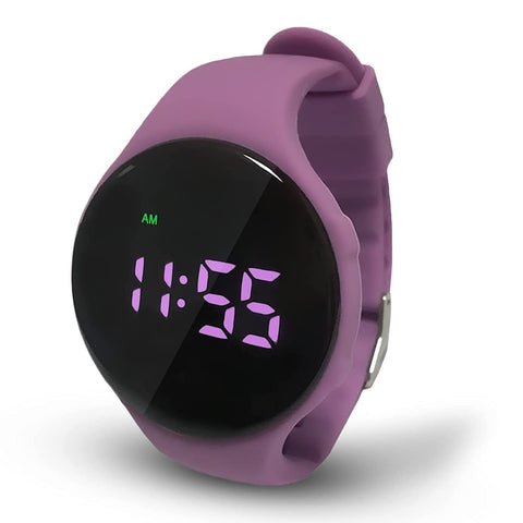 Kidnovations Premium BUTTON Operated Purple Potty Watch